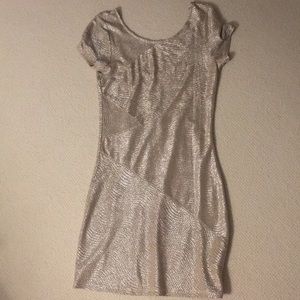 Gold shimmer dress size small